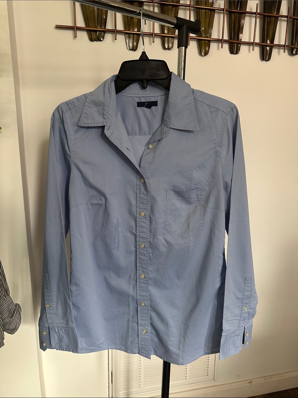 GAP Light Blue Casual Button-Down Shirt